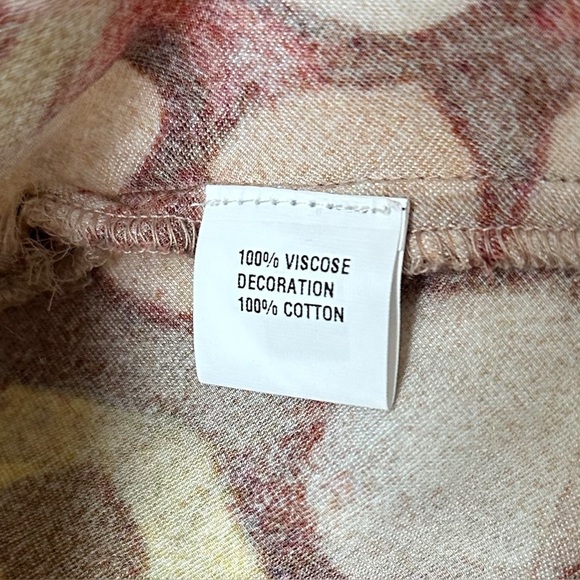 NWT Bl^nk Anthropologie Henslowe Embroidered Velvet Top Blouse Brown Multi XS - Picture 14 of 14